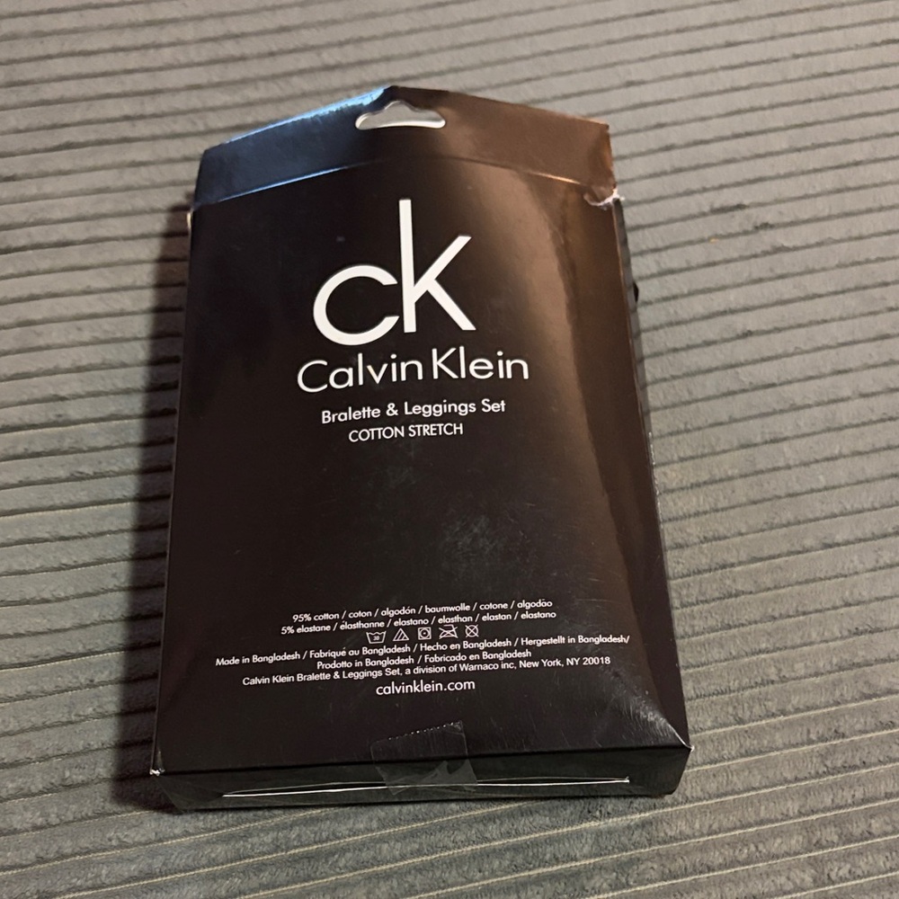 Calvin Klein Black Cotton Stretch Set XXL runs very small like a Large - Picture 2 of 3